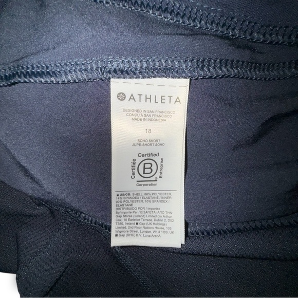 ATHLETA SOHO SKORT - 18 Navy - Picture 10 of 11